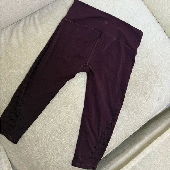 Lululemon Athletica Dark Purple Leggings - Picture 2 of 5